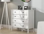Hanah Home Cómoda FRN-20061 Madera y Blanco